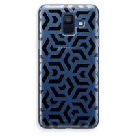 Crazy pattern: Samsung Galaxy A6 (2018) Transparant Hoesje
