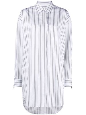 Off-White chemise en coton à rayures - Blanc