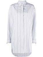 Off-White chemise en coton à rayures - Blanc