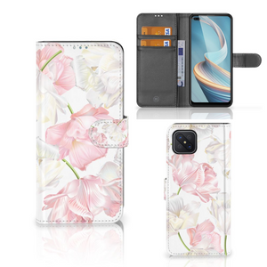 OPPO Reno4 Z Hoesje Lovely Flowers