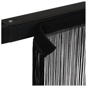 Wentex String Curtain 4x3m zwart Pipe & Drape