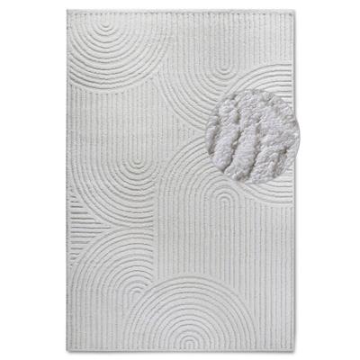 Vloerkleed Chappe - Crème Wit maat: 235x160cm - materiaal: Polyester - Dekbed-Discounter.nl