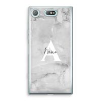 Ivory Marble: Sony Xperia XZ1 Compact Transparant Hoesje