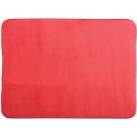 Badkamerkleedje/badmat tapijt - voor op de vloer - rood - 50 x 70 cm