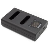 ChiliPower Olympus Li-90B / Li-92B dubbellader voor 2 camera accu's (tegelijk)