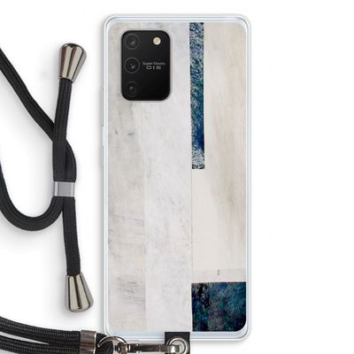 Meet you there: Samsung Galaxy S10 Lite Transparant Hoesje met koord