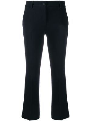 Alberto Biani pantalon évasé classique - Bleu