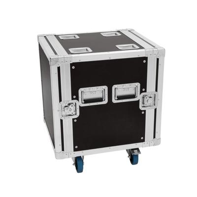 Roadinger Rack Profi 19 inch flightcase 10HE 450 mm diep met wielen