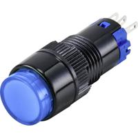 TRU COMPONENTS TC-9428044 LAS2Y-11/B Druktoets 250 V 3 A 1x uit/(aan) Moment IP40 1 stuk(s) - thumbnail