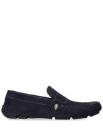 Kurt Geiger London mocassins Stirling en daim - Bleu - thumbnail