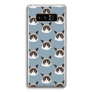 It's a Purrr Case: Samsung Galaxy Note 8 Transparant Hoesje