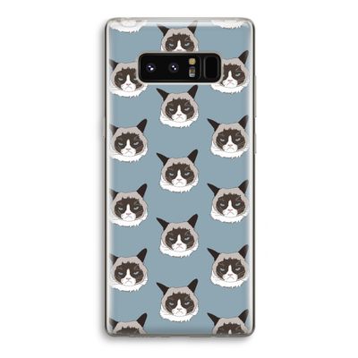 It's a Purrr Case: Samsung Galaxy Note 8 Transparant Hoesje