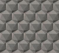 AS Creation Nara - Grijs - Hexagon - 387482