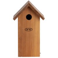 Vurenhouten vogelhuisjes/vogelhuizen 30 cm met kijkluik - thumbnail