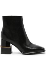 Tory Burch bottines en cuir 80 mm - Noir