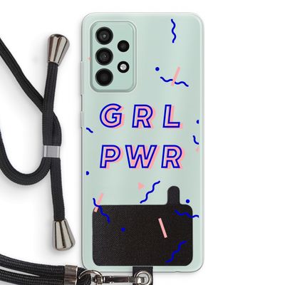 GRL PWR: Samsung Galaxy A52s 5G Transparant Hoesje met koord