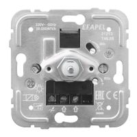 Efapel druk-/wissel dimmer faseafsnijding voor R,C 20-550W/VA