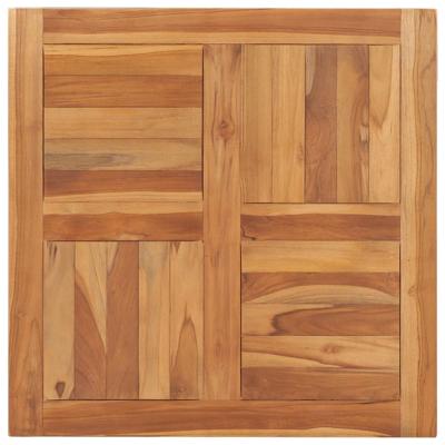 Tafelblad 70x70x2,5 cm massief teakhout