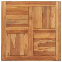 Tafelblad 70x70x2,5 cm massief teakhout