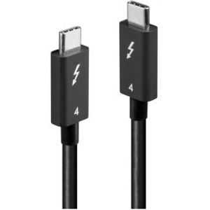 Lindy 31120 Thunderbolt-kabel 1 m 40 Gbit/s Zwart