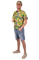 Hawaii blouse met Zonneklep Oranje