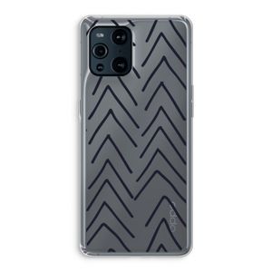 Marrakech Arrows: Oppo Find X3 Transparant Hoesje
