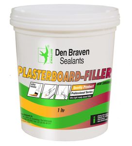 Den Braven Zwaluw Plasterboard-Filler 1 Ltr - 12002320 - 12002320