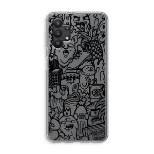 Vexx Black Mixtape: Samsung Galaxy A32 5G Transparant Hoesje