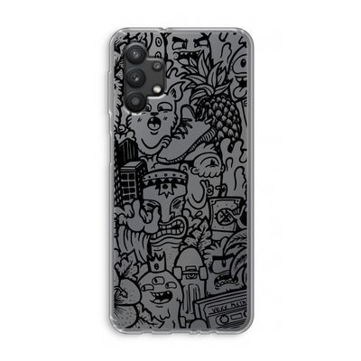 Vexx Black Mixtape: Samsung Galaxy A32 5G Transparant Hoesje