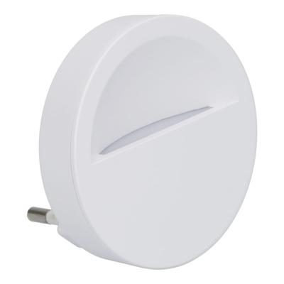 LED Nachtlamp - 4000K neutraal wit - Stopcontact lamp - Rond - Samsung LED chips - Daglichtsensor - 65mm - EU plug (eurostekker)