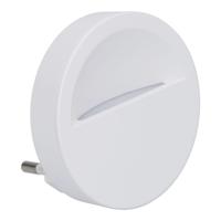 LED Nachtlamp - 4000K neutraal wit - Stopcontact lamp - Rond - Samsung LED chips - Daglichtsensor - 65mm - EU plug (eurostekker)