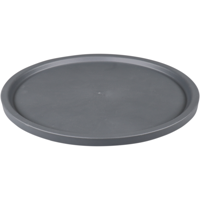 Ornamin Deksel | TPE | rond | reusable | onbreekbaar | Ø200mm | antraciet | 10 stuks