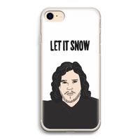 Let It Snow: iPhone 7 Transparant Hoesje Let It Snow: iPhone 7 Transparant Hoesje