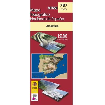 Topografische kaart 787 MT50 Alhambra | CNIG - Instituto Geográfico Nacional