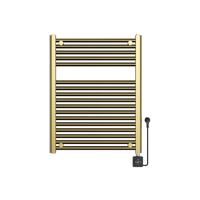 Elektrische Radiator Wiesbaden Elara 76.6x60 Cm Smart Wifi Geborsteld Messing PVD