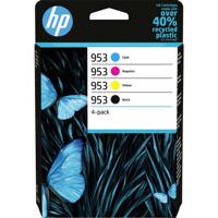 HP Inktcartridge 953 Origineel 4-pack Zwart, cyaan, magenta, geel 6ZC69AE Inkt