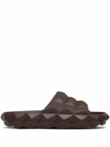 Valentino Garavani sandales Rockstud - Marron