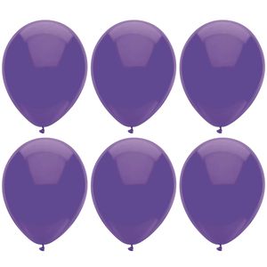 Ballonnen verjaardag/thema feest - 200x stuks - paars - 29 cm