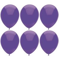 Ballonnen verjaardag/thema feest - 200x stuks - paars - 29 cm