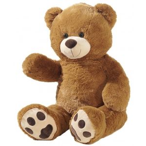 Grote pluche knuffelbeer bruin 95 cm