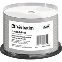 Verbatim 43734 DVD-R disc 4.7 GB 50 stuk(s) Spindel Bedrukbaar - thumbnail