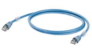 Weidmüller 1165900010 RJ45 Netwerkkabel, patchkabel CAT 6A S/FTP 1.00 m Blauw UL gecertificeerd 1 stuk(s)