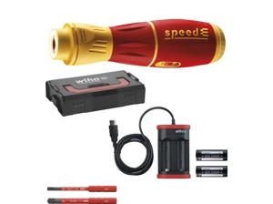Wiha 44318 | E-schroevendraaier speedE® II electric | 7-dlg | met slimBits | accu&apos;s en USB-oplader in L-Boxx Mini - 44318