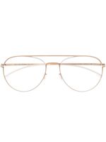 Mykita lunettes de vue Eero à monture pilote - Argent