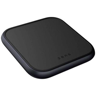 ZENS Aluminium Series Single Wireless Charger ZESC14B/00 Inductie lader Uitgangen Qi-standaard, USB-A Zwart