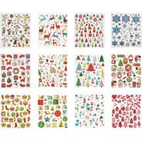 Creativ Company Stickerpakket kerst, 12vel