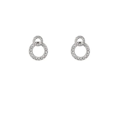 Go Dutch Label Oorbellen Double Circle Zilver