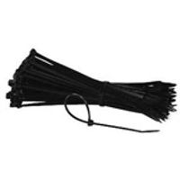 Bundelbandjes 140mm lang 3,6mm breed zwart polyamide 100 stuks