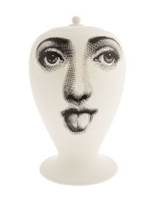 Fornasetti Vase Bitossi en porcelaine - Blanc