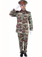 Officier kostuum camouflage